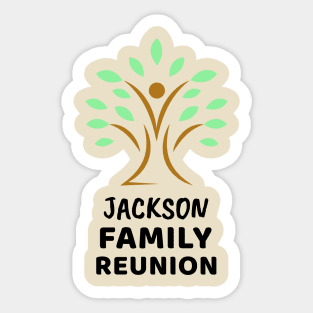 Jackson Family Reunion Sticker